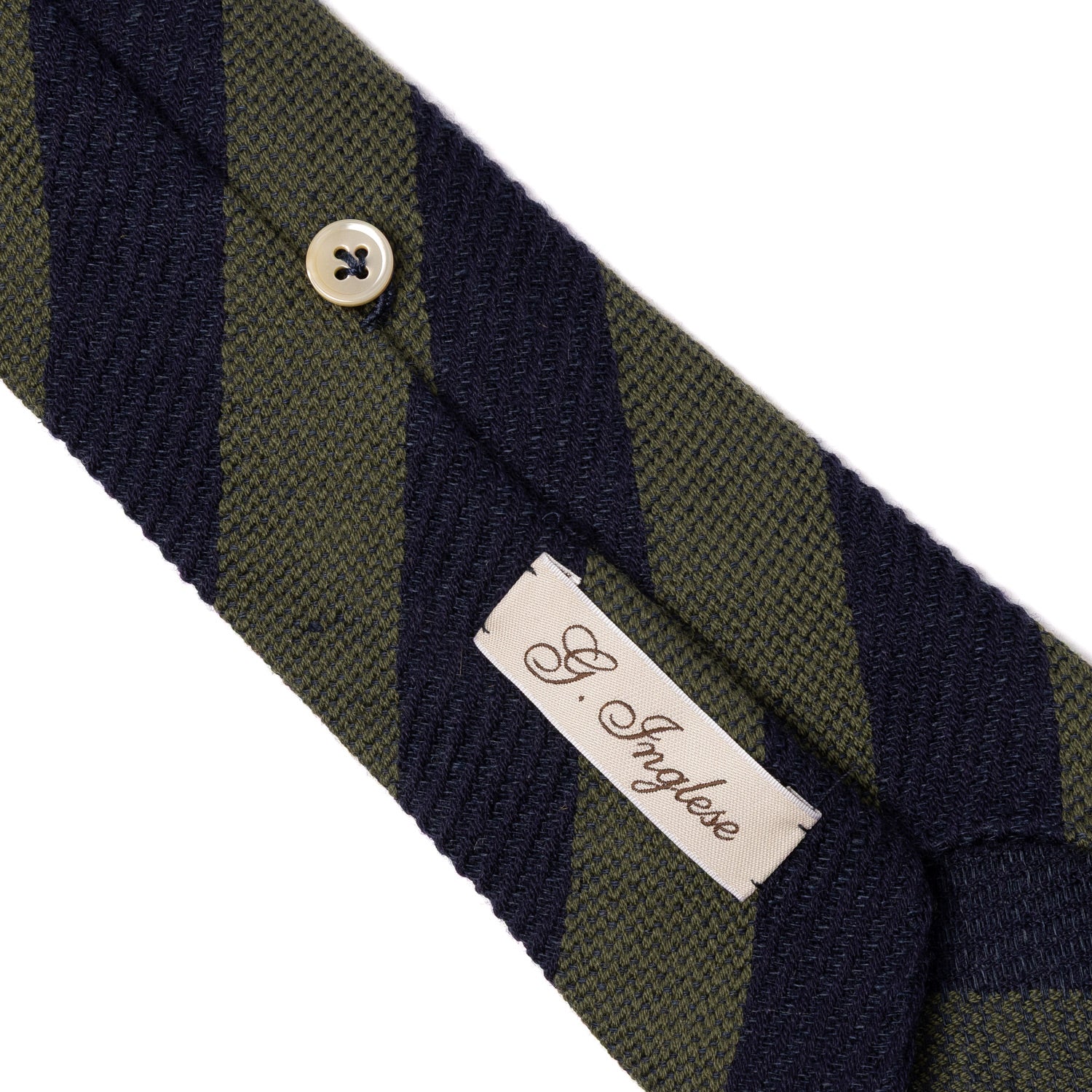 Exclusively for Michael Jondral: Tie "Strisce 10-Pieghe" made of Wool & Silk - hand-rolled
